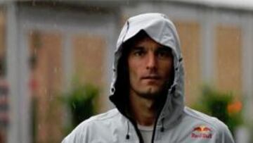 CONFORMISTA. Webber parece haber aceptado su papel secundario en Red Bull.