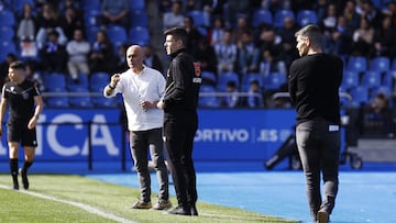 Óscar Gilsanz analizó el partido del Deportivo ante el Huesca.
