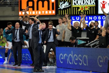 Pablo Laso tras el final del partido.