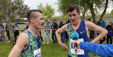 Los Ingebrigtsen, Jakob y Henrik, vuelven con un récord callejero