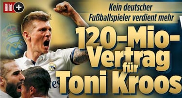 El Real Madrid ofrecerá a Kroos 20 millones por temporada