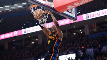 The Thunder levelled up their NBA Playoffs series against the Nuggets with a record-breaking victory in Oklahoma City.