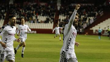 Gol de Erice con el Albacete en su partido contra el Alcorc&oacute;n (17/18)