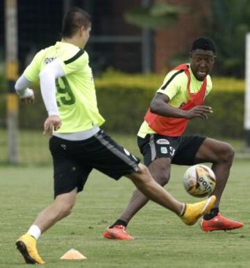 Atlético Nacional se entrena en Guarne antes de enfrentar al Deportes Tolima por la Liga Águila.