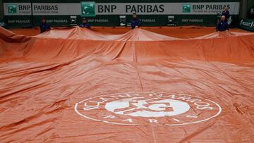 El Muguruza-Kuznetsova y toda la jornada, parada por la lluvia
