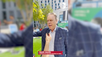 El presidente de la federación colombiana de fútbol habló para Caracol Radio desde el Mundial de Qatar.