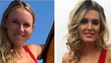 Wozniacki sigue los pasos de Bouchard y posa como 'vigilante de la playa'