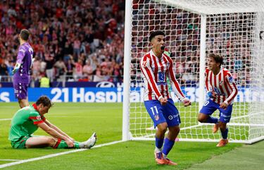 El gol fue de Almada, pero el mérito es de Giuliano. Su carrera rompió a la defensa de Osasuna y dejó el gol en bandeja al otro argentino. Vuelve a ser fundamental.