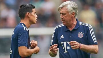 James, la pieza de Ancelotti para sus variantes t&aacute;cticas