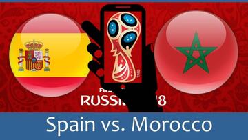 España - Marruecos: cómo ver en directo en el móvil el partido del Mundial 2018