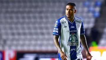 Robert Nunes Kenedy of Pachuca during the 5th round match between Pachuca and Tijuana as part of the Liga BBVA MX, Torneo Apertura 2025 at Hidalgo Stadium, on August 16, 2025 in Toluca, Pachuca, Hidalgo, Mexico.