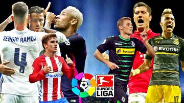 La Liga y la Bundesliga se ver&aacute;n esta noche las caras en la Champions. 