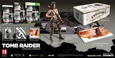 100 y 75 euros, los precios de las ediciones Coleccionista y de Supervivencia de Tomb Raider