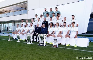 Foto oficial del primer equipo del Real Madrid para la temporada 2017-2018.