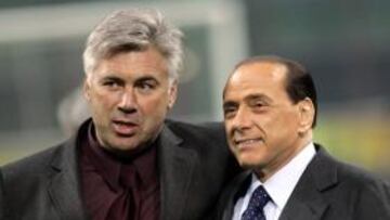 <b>EN LA PICOTA. </b>Berlusconi criticó las tácticas de Ancelotti.