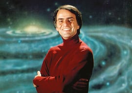 Carl Sagan, científico: “Nos creemos importantes, pero solo somos una mota de polvo en la galaxia”