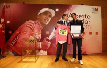 Alberto Contador en la Comunidad de Madrid.