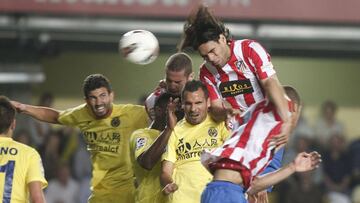 Falcao marcó con el Atlético y descendió al Villarreal.