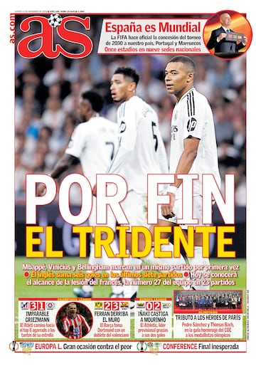 Las portadas de AS de diciembre