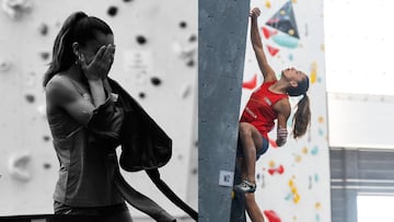Geila Maci¨¤ en el Campeonato de Europa de escalada 2025 Sub19