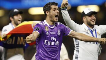 Morata: "Soy feliz aquí, el futuro no depende tanto de mí..."