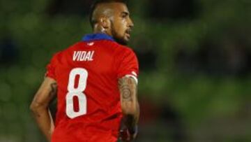 Arturo Vidal llegó a sesenta partidos por la Roja.