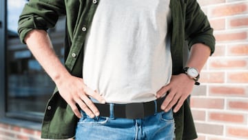 Cinturón con cremallera