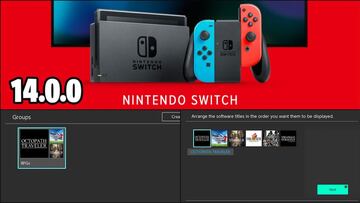 Nintendo Switch updates to version 14.0.0: folders and more new features arrive