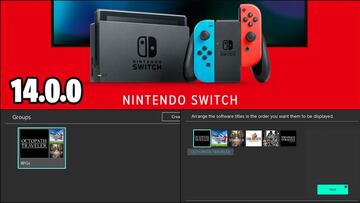 Nintendo Switch updates to version 14.0.0: folders and more new features arrive