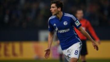 Goretzka celebrando el gol de la victoria del Schalke.