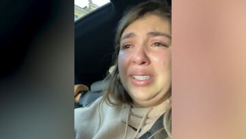 La desesperación de la mujer de Marlon, jugador del Shakhtar, intentando salir de Kiev