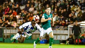 Heber, en el partido de Copa ante el Leganés.