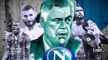De Benzema a Di María: El XI de los jugadores soñados por Ancelotti para el Nápoles