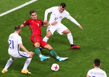 Las mejores imágenes del Portugal-Chile en Kazán
