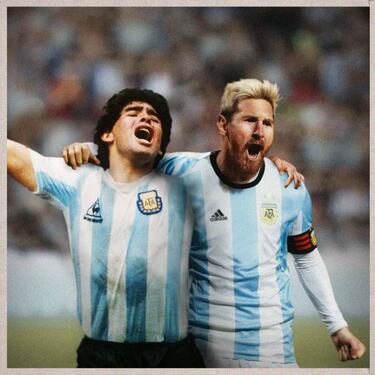 El eterno abrazo entre los mejores jugadores de la historia