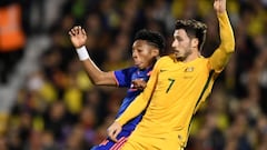 Johan Mojica con la Selecci&oacute;n Colombia