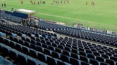 Campo vacío a mayor gloria de Platini