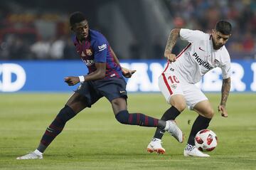 Dembélé y Banega.