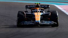 Checo Pérez, por detrás de Leclerc en las prácticas de Abu Dhabi