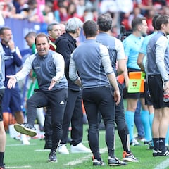 Arrasate cree que la expulsión de Moncayola “no puede ser roja en la vida”