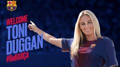 La hermosa Duggan ficha por el Barcelona