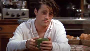 Matt LeBlanc en la primera temporada de Friends.