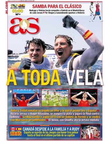 Las portadas de AS de agosto