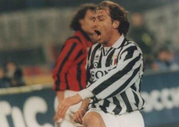 Conte, gritando en un partido