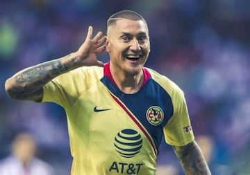 Anotó nueve goles en 26 partidos en su paso por el América.