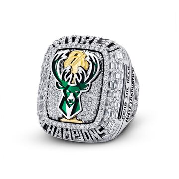 Los detalles del anillo de campeón de los Milwaukee Bucks