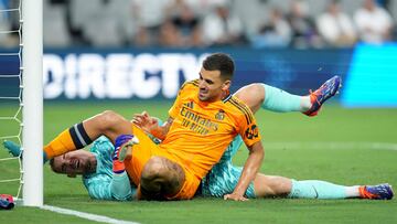 Ceballos, durante el Real Madrid-Chelsea.