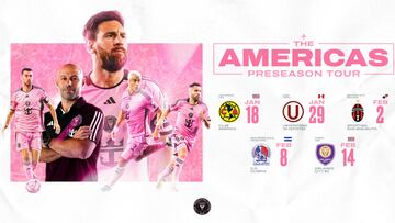 Inter Miami anuncia duelos ante Olimpia y Universitario