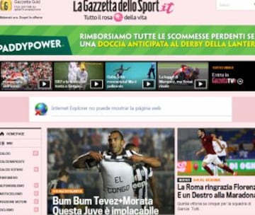 Portadas de la prensa extranjera