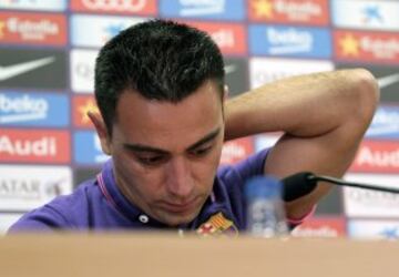 Xavi anunció que deja el Barcelona tras 17 años de grandes éxitos: tres Champions y ocho Ligas españolas entre otros grandes títulos.